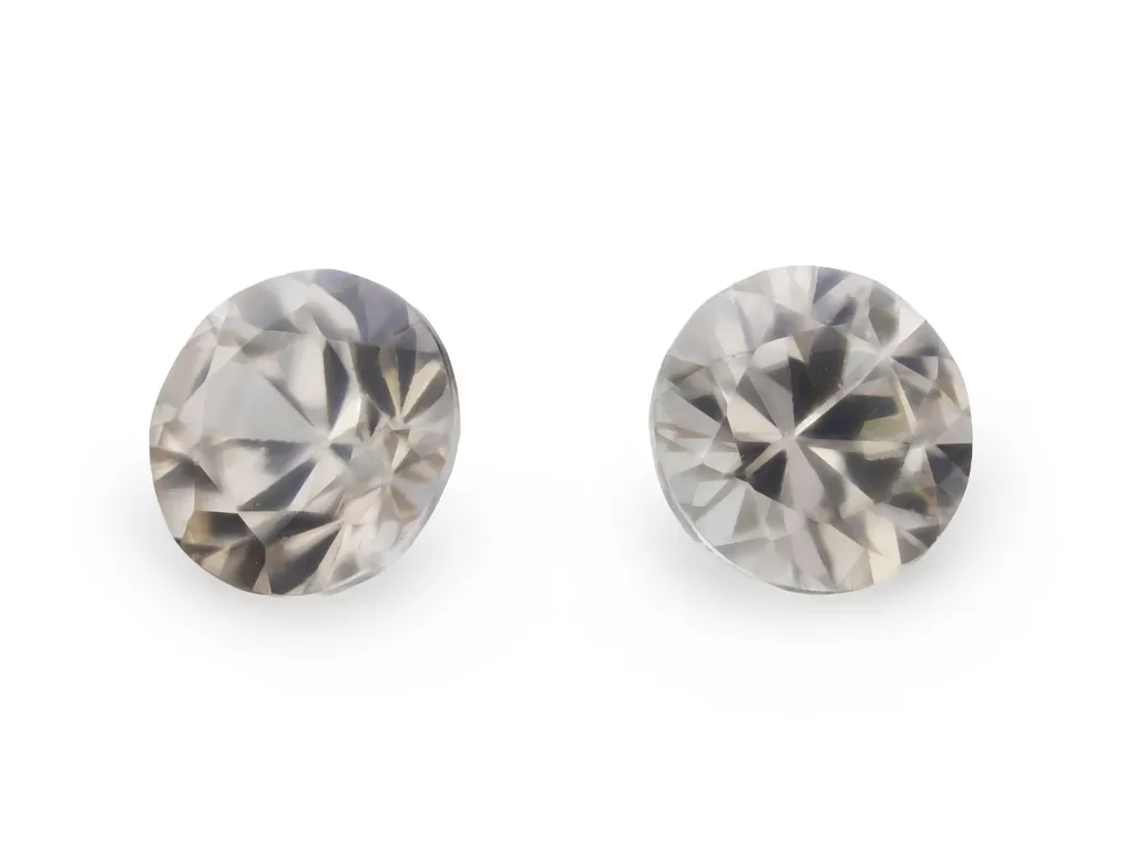 1.51ct Parti Zircon, Round gemstone