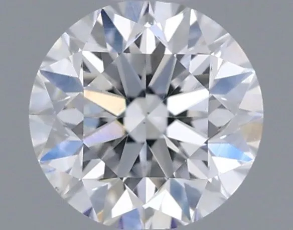 0.66ct ROUND Fancy Vivid Blue VS1 Coloured Lab diamond