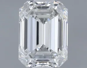 0.34ct EMERALD F VVS2 Natural diamond