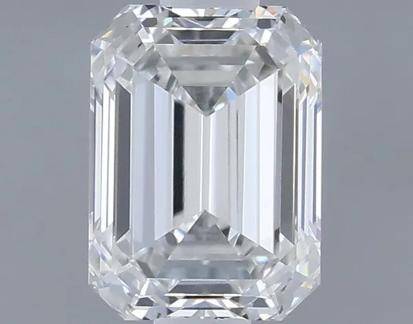 0.34ct EMERALD F VVS2 Natural diamond