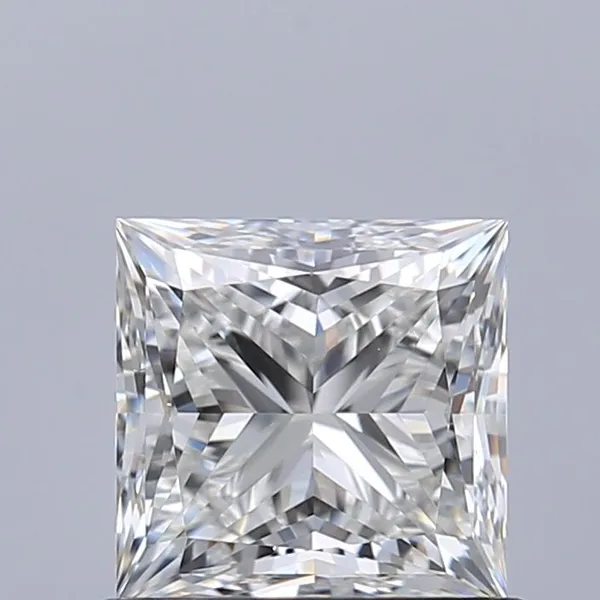 0.91ct PRINCESS H VVS2 Natural diamond