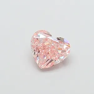 1ct HEART Fancy Intense Pink VS1 Coloured Lab diamond