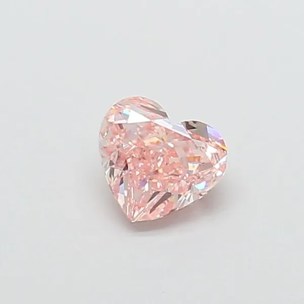 1ct HEART Fancy Intense Pink VS1 Coloured Lab diamond