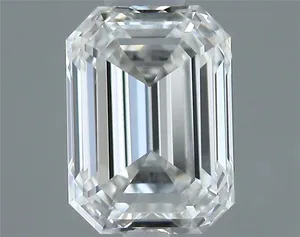 0.45ct EMERALD F VS1 Natural diamond