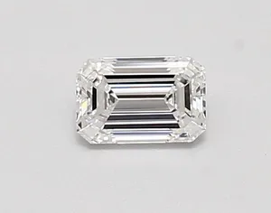 0.47ct EMERALD D FL Lab diamond