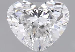 0.9ct HEART F VS2 Natural diamond