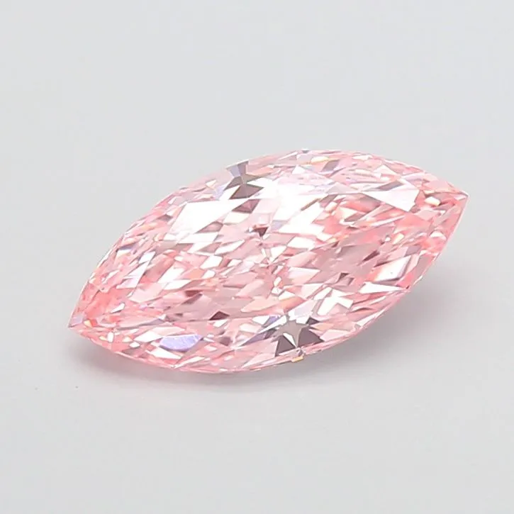 2.13ct MARQUISE Fancy Intense Pink VVS2 Coloured Lab diamond
