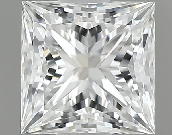 0.51ct PRINCESS F VVS2 Natural diamond