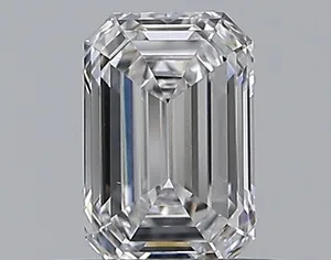 0.46ct EMERALD D VS1 Natural diamond