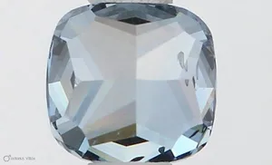0.5ct CUSHION Fancy Intense Blue SI1 Coloured Lab diamond