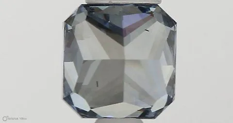 0.59ct RADIANT Fancy Intense Blue SI2 Coloured Lab diamond
