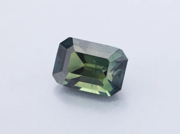 1.09ct Parti Sapphire, Emerald Cut gemstone