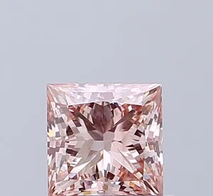 1.03ct PRINCESS Fancy Intense Pink VS1 Coloured Lab diamond