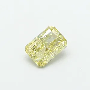 1.03ct RADIANT Fancy Light Yellow VS2 Coloured Lab diamond