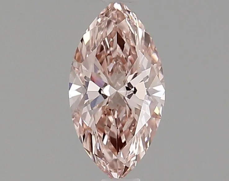 0.72ct MARQUISE Fancy Vivid Pink VVS2 Coloured Lab diamond