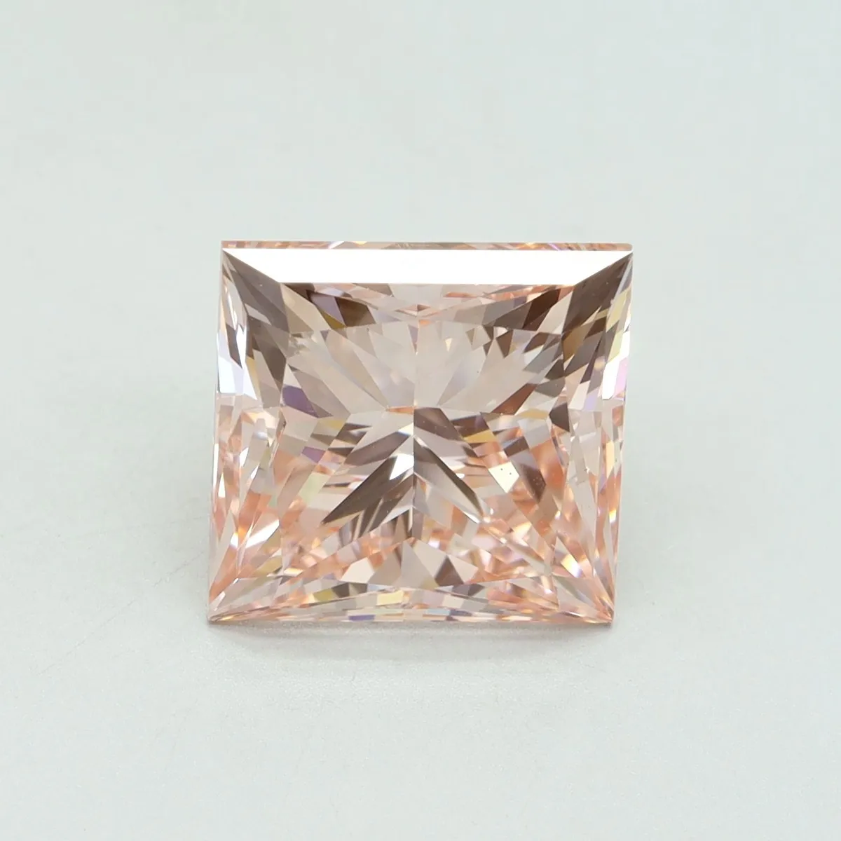 5.01ct PRINCESS Fancy Intense Pink VS1 Coloured Lab diamond