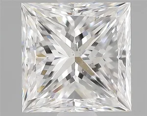 1ct PRINCESS F SI1 Natural diamond