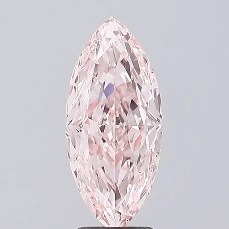 2.69ct MARQUISE Fancy Vivid Pink VS2 Coloured Lab diamond