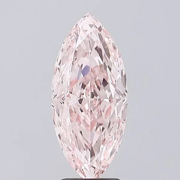 2.69ct MARQUISE Fancy Vivid Pink VS2 Coloured Lab diamond