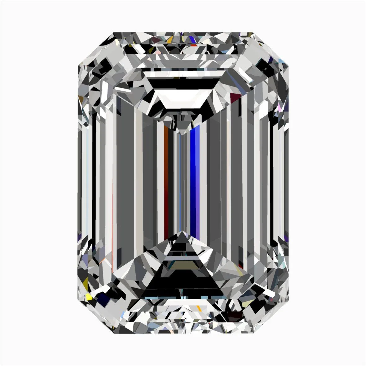 0.30ct EMERALD F VS2 Natural diamond