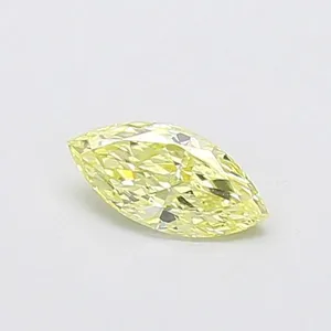 0.41ct MARQUISE Fancy Yellow VVS2 Coloured Lab diamond