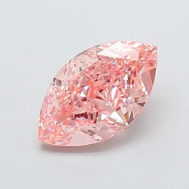2.00ct MARQUISE Fancy Vivid Pink VS1 Coloured Lab diamond