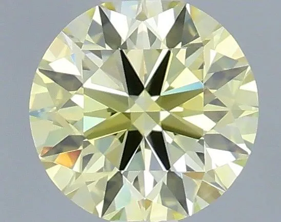 0.51ct ROUND Fancy Yellow VVS1 Coloured Lab diamond
