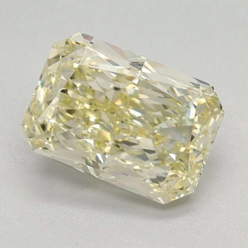 1.40ct RADIANT Fancy Yellow VS1 Coloured Lab diamond