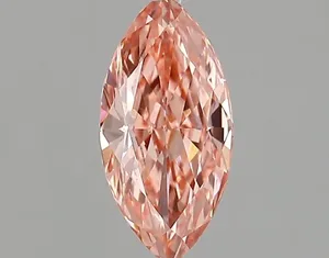 1.05ct MARQUISE Fancy Vivid Pink VVS2 Coloured Lab diamond