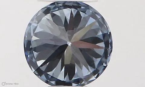 0.34ct ROUND Fancy Intense Blue IF Coloured Lab diamond