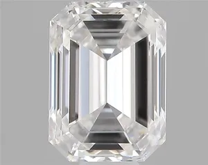 0.4ct EMERALD E VVS2 Natural diamond