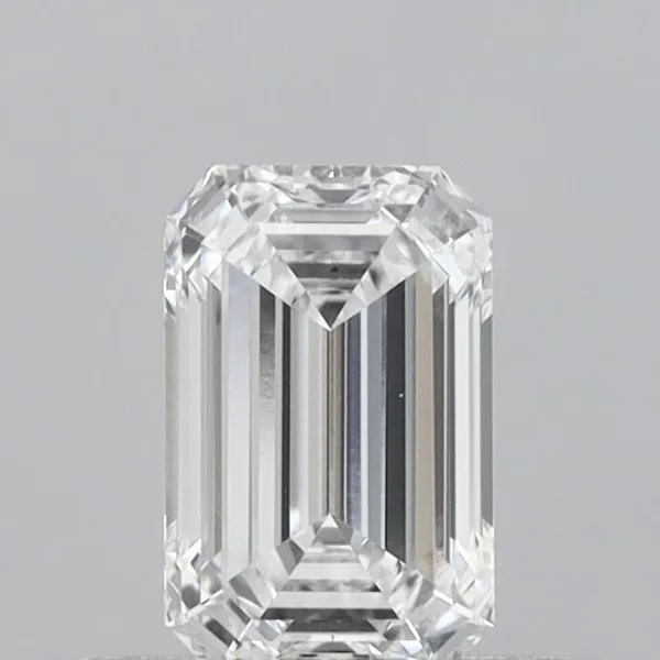 0.56ct EMERALD D FL Lab diamond