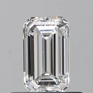 0.61ct EMERALD D VS1 Natural diamond