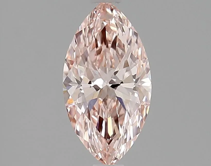 1.01ct MARQUISE Fancy Vivid Pink VVS2 Coloured Lab diamond