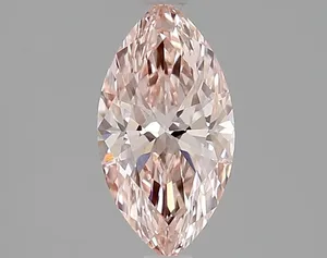 1.01ct MARQUISE Fancy Vivid Pink VVS2 Coloured Lab diamond