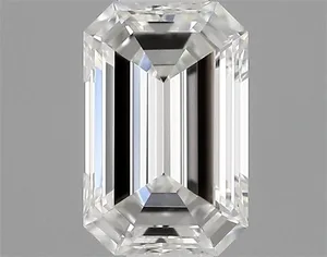 0.4ct EMERALD F VVS1 Natural diamond