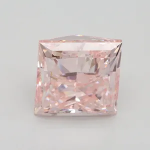 5ct PRINCESS Fancy Intense Pink VS2 Coloured Lab diamond