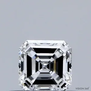 0.3ct ASSCHER F VVS2 Natural diamond