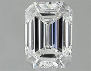 0.6ct EMERALD F SI1 Natural diamond
