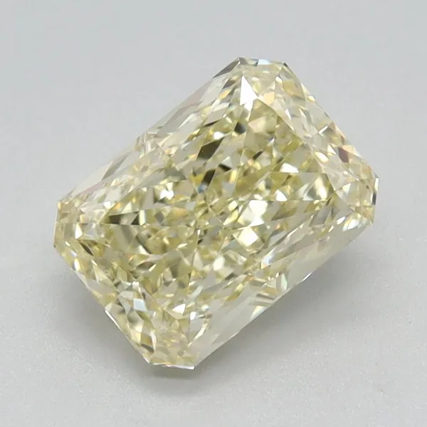 1.28ct RADIANT Fancy Intense Yellow VS2 Coloured Lab diamond