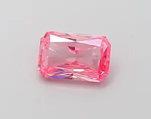 0.47ct RADIANT Fancy Intense Pink VVS2 Coloured Lab diamond
