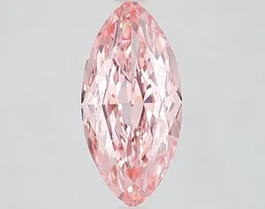 2.82ct MARQUISE Fancy Vivid Pink VVS1 Coloured Lab diamond