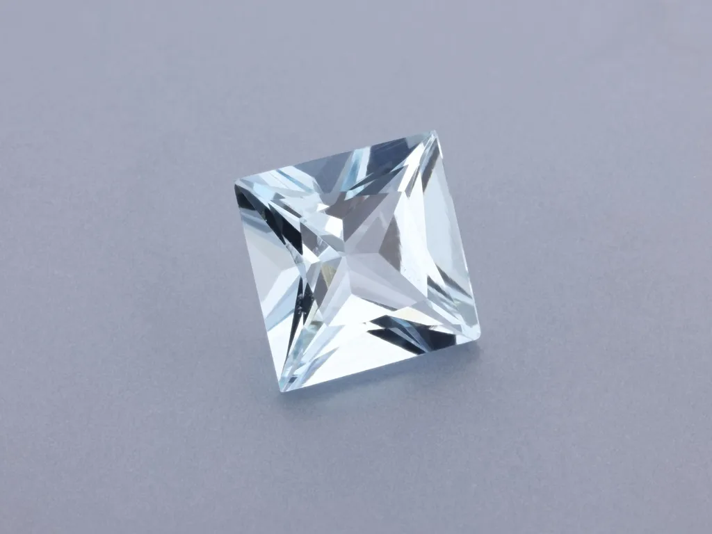 1.47ct Blue Aquamarine, Square gemstone