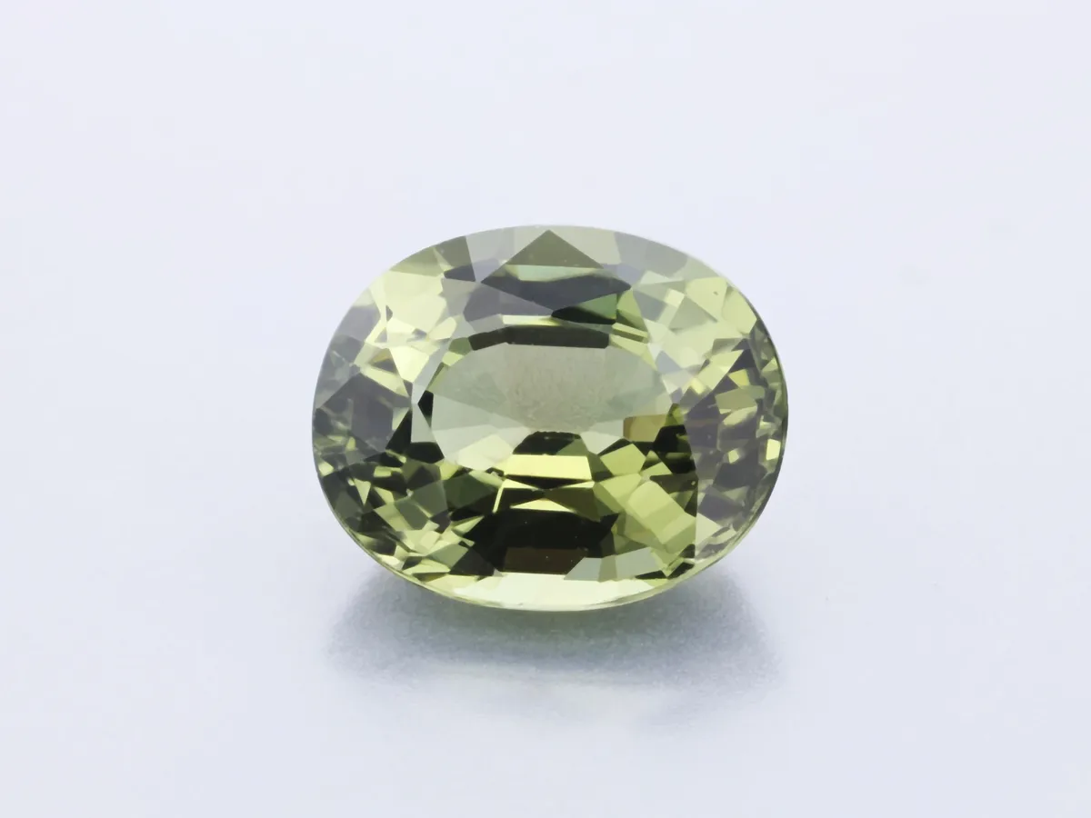 1.48ct Green Tourmaline, Oval gemstone