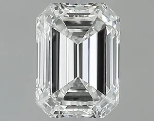 0.5ct EMERALD F VS1 Natural diamond