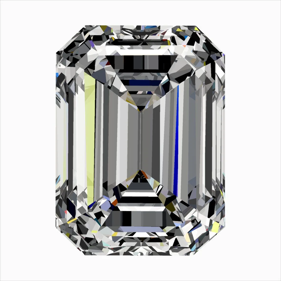 0.30ct EMERALD D VVS1 Natural diamond