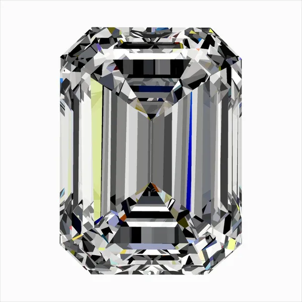0.3ct EMERALD D VVS1 Natural diamond