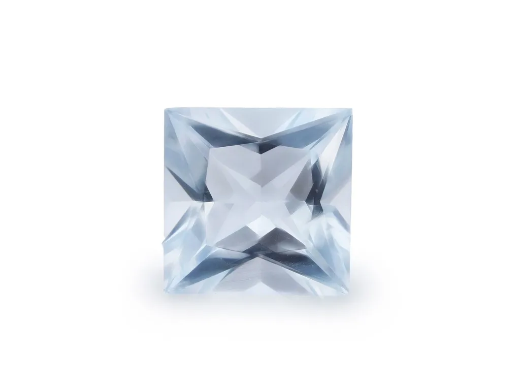 1.5ct Blue Aquamarine, Square gemstone