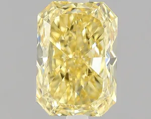 1.01ct RADIANT Fancy Intense Yellow VS1 Coloured Lab diamond