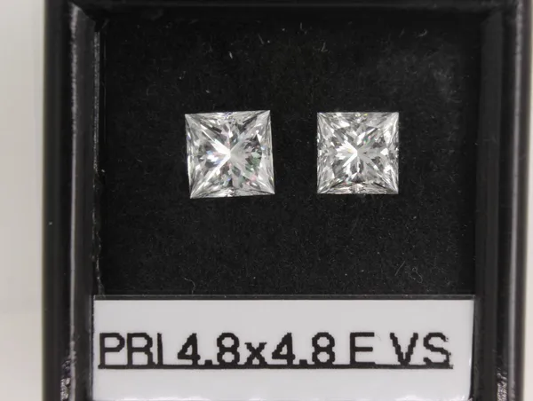 0.62ct PRINCESS E VS1 Natural diamond